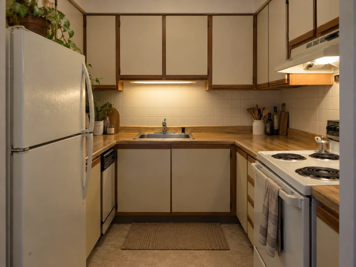 Condo kitchen before