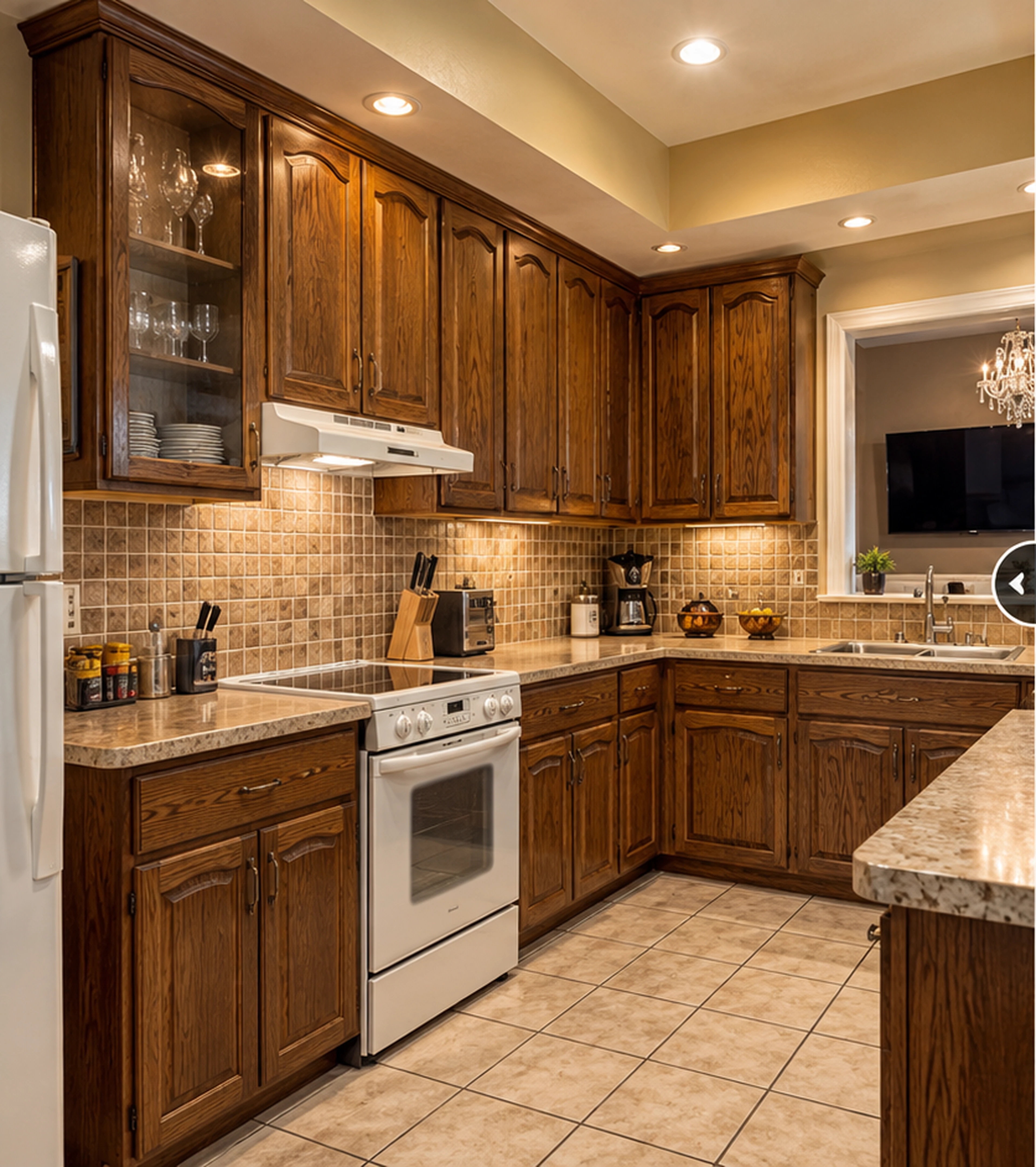 Traditional kitchen design concept, before